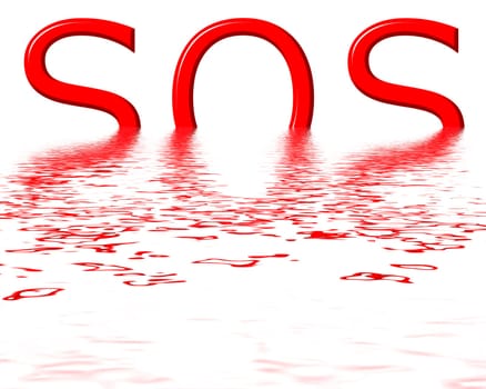 Sinking SOS Signal