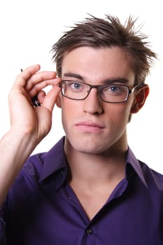 Man with glasses