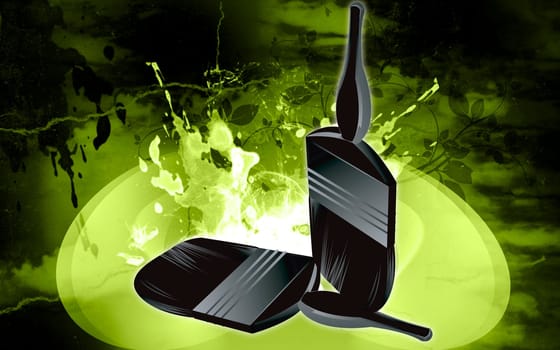 Two brushes