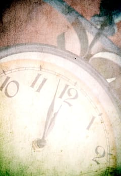 Vintage photo of clock