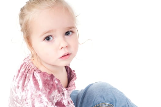 Girl in studio