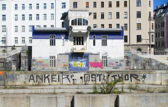 Otto Wagner Pavilion on the Danube Canal