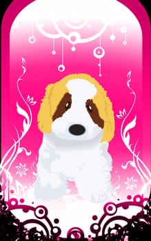 puppy standing