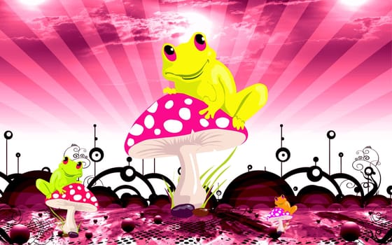 A frog