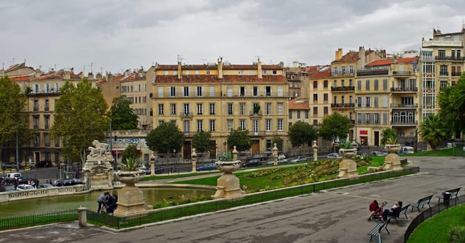 At the Palais Longchamp in Marseille