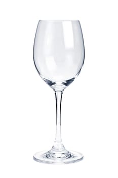 Empty white wine glass