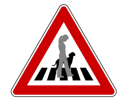 Traffic signs for dogs
