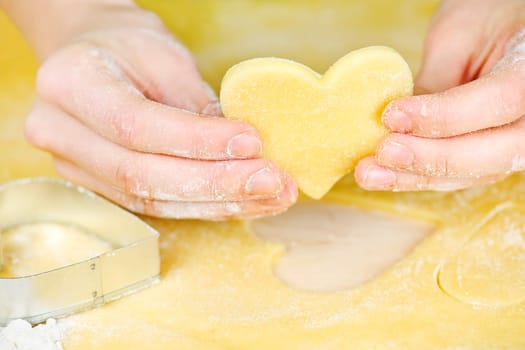 Making shortbread cookies