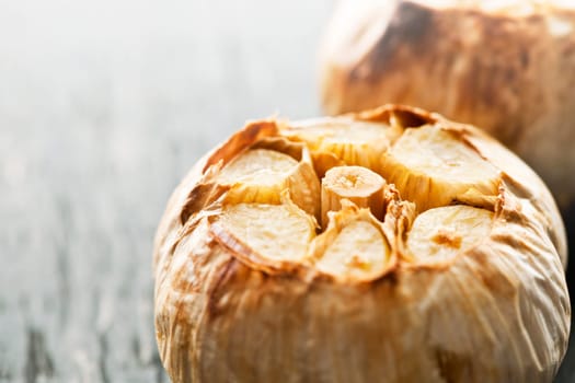 Roasted garlic bulbs
