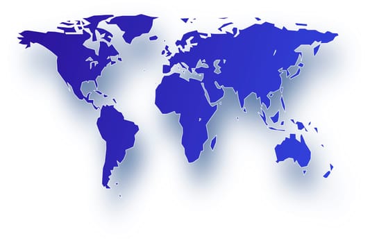 World Map Graphic Background
