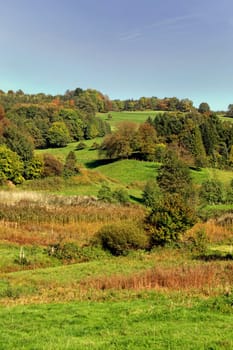 Richly structured cultural landscape as a natural space