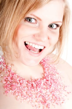 Portrait of beautiful woman
