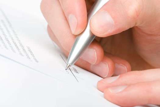 Sign agreement