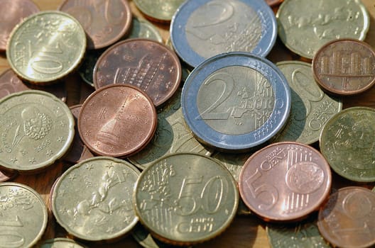 euro coins