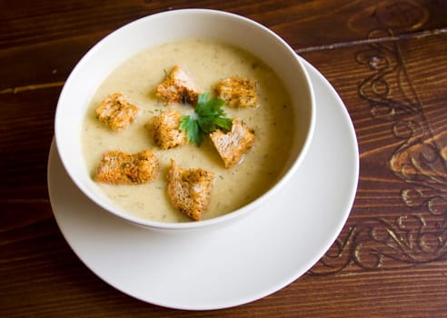 Delicious vegetable cream soup