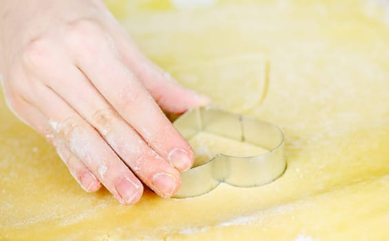 Making shortbread cookies