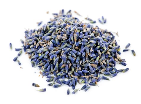 Dried lavender herb flowers