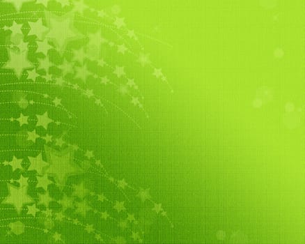 green star background