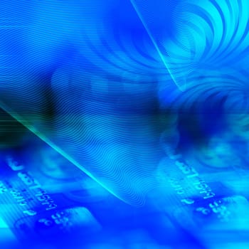 Abstract texture of Credit Card