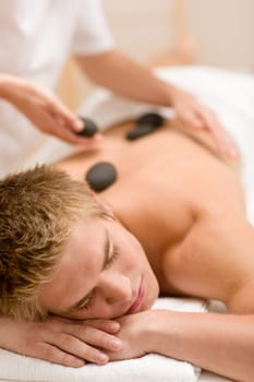 Hot stone massage