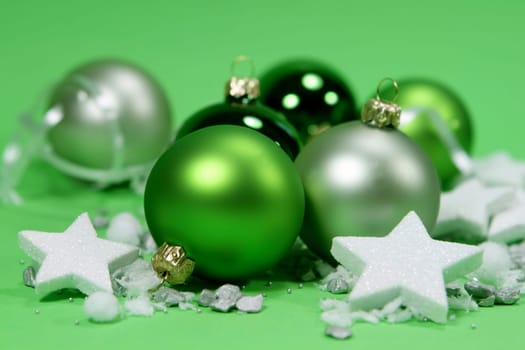 Christmas decoration in green