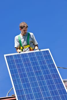 Solar panel installation