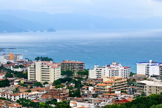 Cityscape in Puerto Vallarta, Mexico