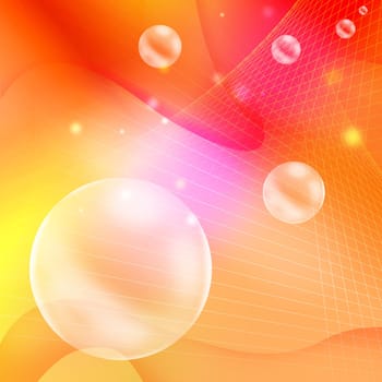 Background with circle,bubble