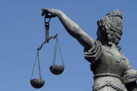 Justicia Fountain at Frankfurt's Römer