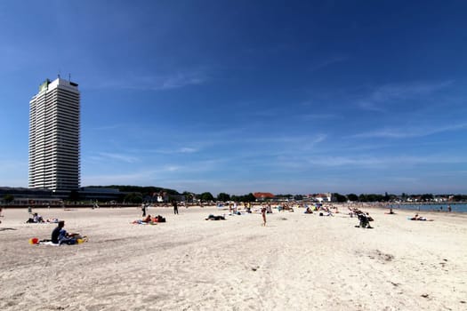Sandy beach Travemünde