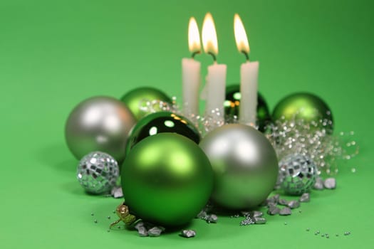 Christmas decoration in green