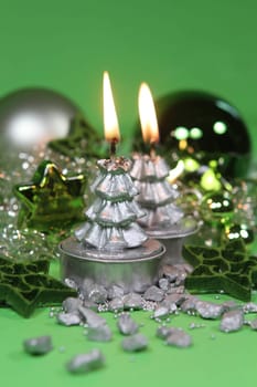 Christmas decoration in green