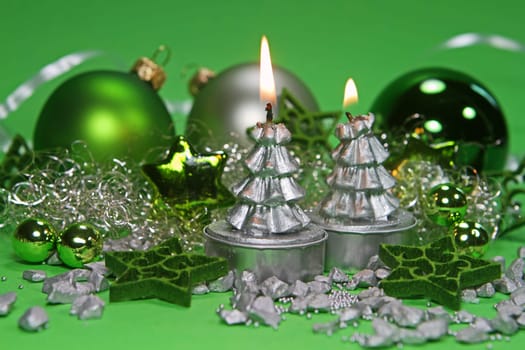 Christmas decoration in green