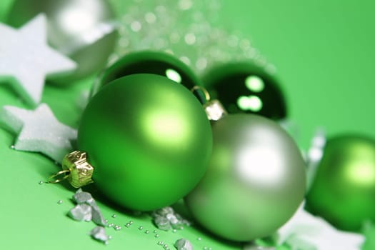 Christmas decoration in green