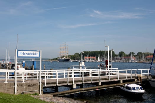 Prince's Bridge at the mouth of the Trave