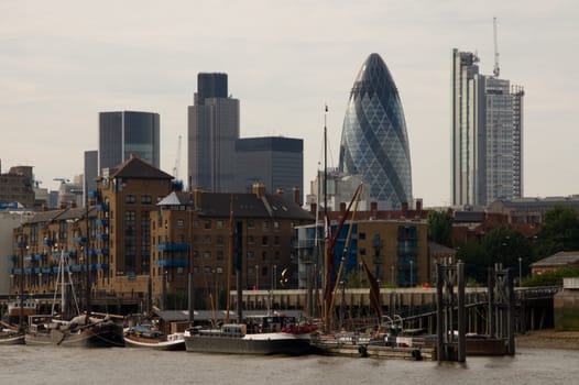 Skyline London Cucumber Financial District