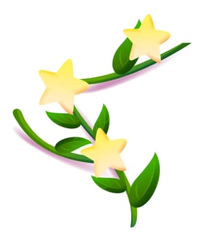 stars and leaf