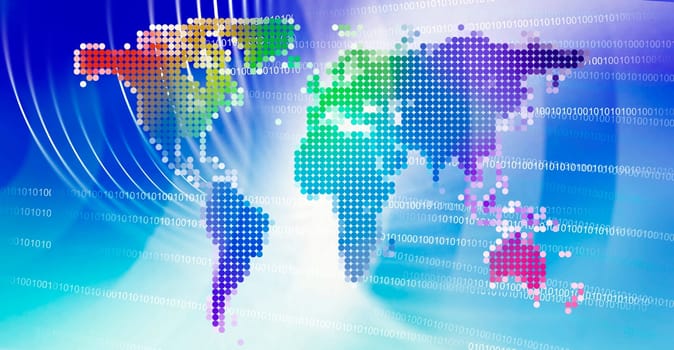 World World Map Background
