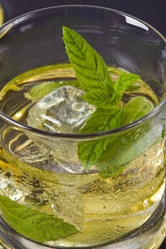 Apple spritzer up close