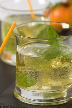 Apple spritzer close