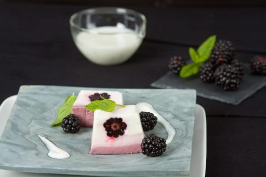 Terrine with yoghurt