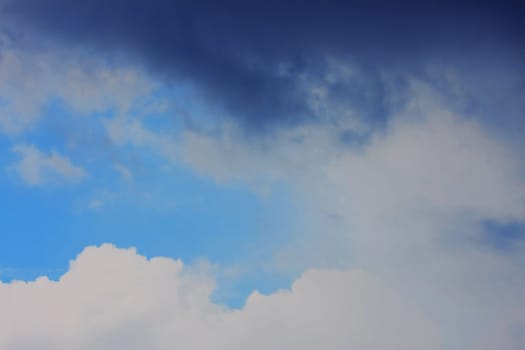 Background of blue sky.