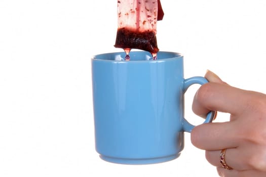 hand with mug