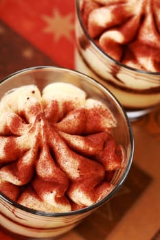 Tiramisu dessert for Christmas