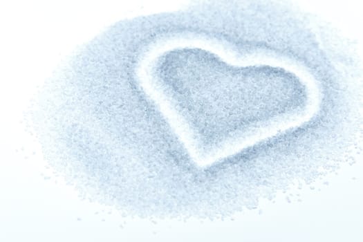 Heart Imprint in Sugar