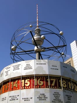 World Clock at Alexanderplatz,Germany,Berlin