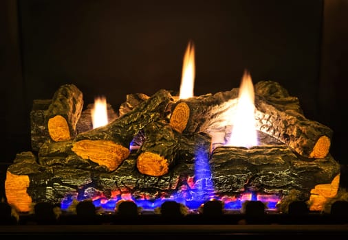 Gas fireplace