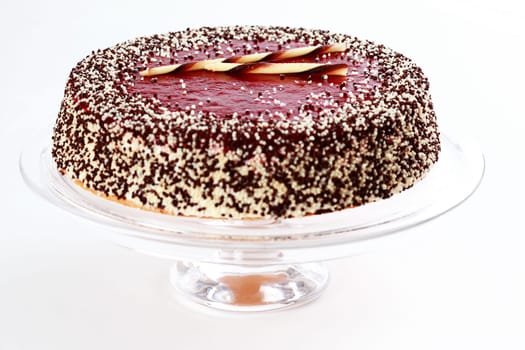 Stracciatella birthday cake