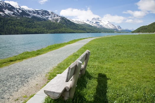 At Lake Silvaplana