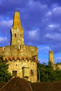 Red Tower and Windeck Castle in Weinheim